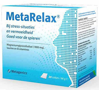 Metagenics metarelax sachets 20st  drogist