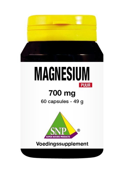 Foto van Snp magnesium 700 mg puur 60ca via drogist