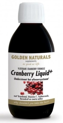 Foto van Golden naturals cranberry d mannose liquid 500ml via drogist