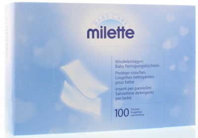 Foto van Milette baby inlegdoekjes actie 100st via drogist
