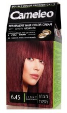 Cameleo haarkleuring permanente creme kleuring licht mahonie 6.45 1 stuk  drogist