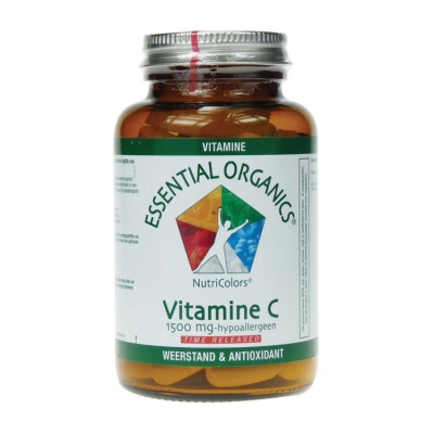 Foto van Essential organics vitamine c 1500 mg time release 75tab via drogist