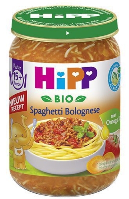 Hipp spaghetti bolognese 250g  drogist