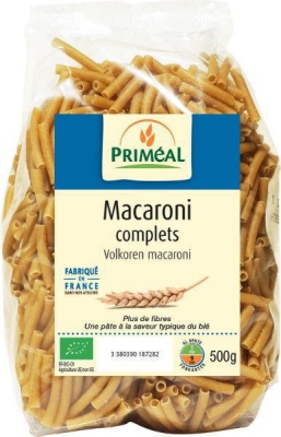 Foto van Primeal volkoren macaroni 500g via drogist