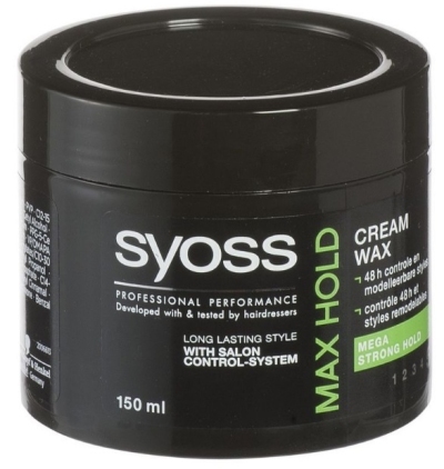 Syoss wax max hold 150ml  drogist
