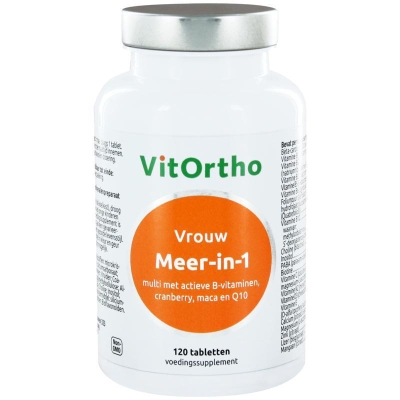 Vitortho meer in 1 vrouw 120tab  drogist