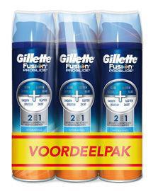 Gillette proglide hydrating gel 3 pack 200 ml 3x200  drogist