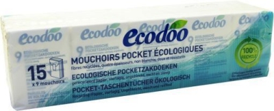 Foto van Ecodoo tissues 15x9st via drogist