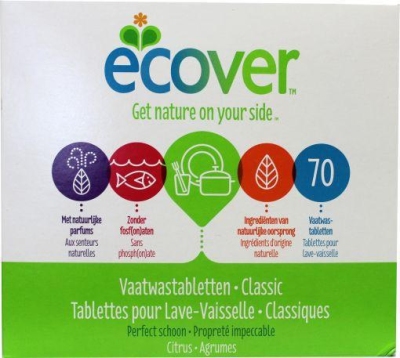 Ecover vaatwasmachine tabletten 70tab  drogist