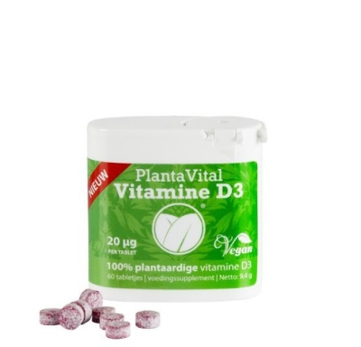 Foto van Plantavital plantaardige vitamine d3 60tab via drogist