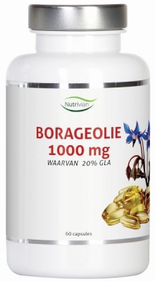 Nutrivian borage olie 1000 mg 60cap  drogist