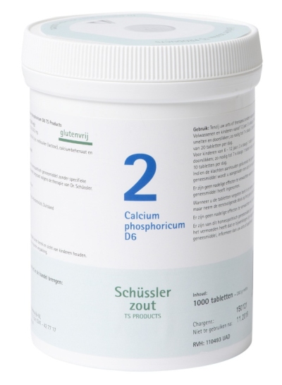Foto van Pfluger schussler celzout 2 calcium phosphoricum d6 1000t via drogist