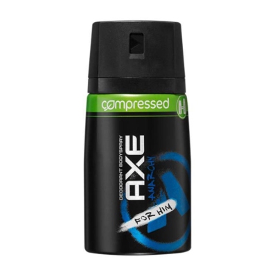 Foto van Axe deodorant bodyspray compressed anarchy 100ml via drogist