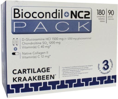 Foto van Trenker duopack biocondil 180 tabletten + nc2 90 caps 1set via drogist