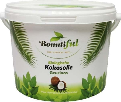 Foto van Bountiful kokosolie bio 2000ml via drogist