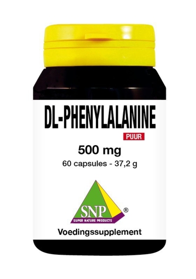 Foto van Snp dl-phenylalanine 500 mg puur 60ca via drogist