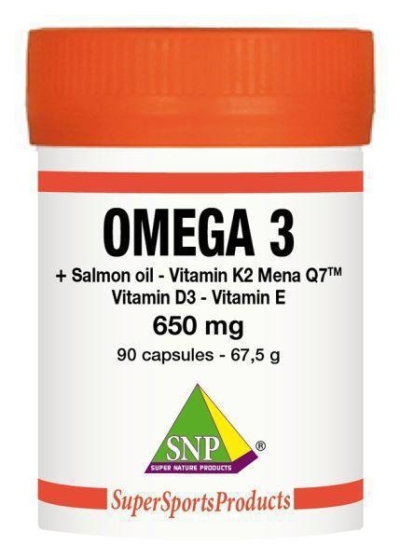 Foto van Snp omega 3+ 650 mg 90ca via drogist