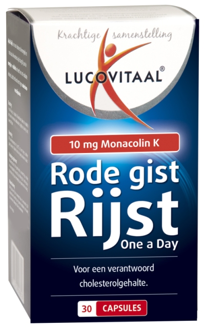 Foto van Lucovitaal rode gist rijst 30 capsules via drogist