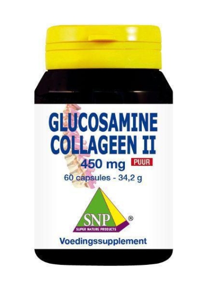 Foto van Snp glucosamine collageen type ii puur 60ca via drogist