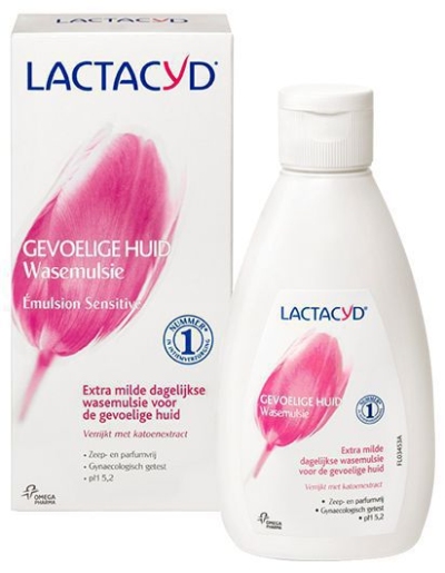 Lactacyd wasemulsie gevoelige huid 200ml  drogist