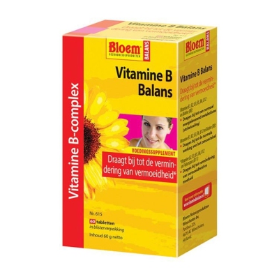 Foto van Bloem vitamine b balans 60tab via drogist