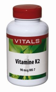 Foto van Vitals vitamine k2 90 mcg 60vc via drogist
