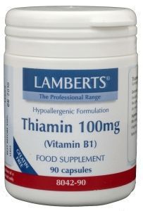 Lamberts vitamine b1 100 mg 90vcap  drogist