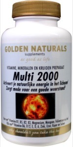 Golden naturals multi 2000 60tab  drogist