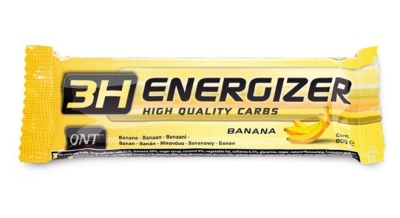 Foto van Qnt reep 3h energizer banaan 15 x 80gr via drogist