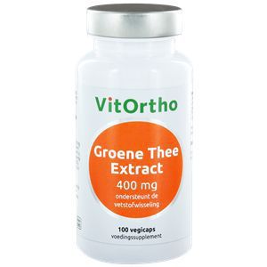 Vitortho green tea extract 400mg 100cap  drogist