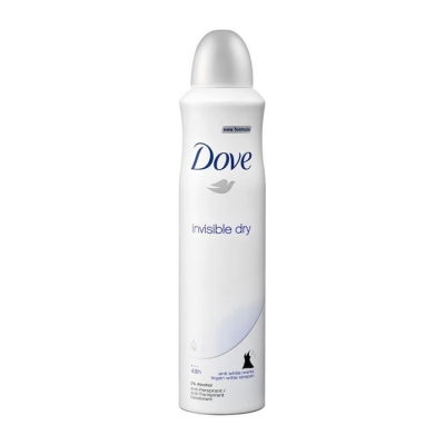 Foto van Dove deospray invisible 250ml via drogist