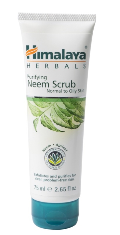 Foto van Himalaya herbal purifying neem scrub 75ml via drogist