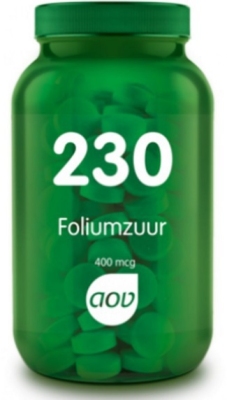 Aov voedingssupplementen foliumzuur 230 100tb  drogist