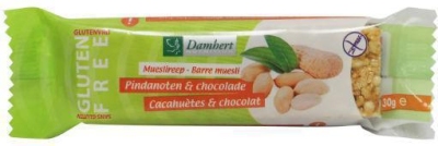 Foto van Damhert mueslireep choco noten glutenvrij 30g via drogist