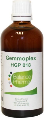 Foto van Balance pharma gemmoplex hgp018 totaal 100ml via drogist