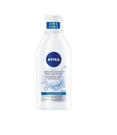 Foto van Nivea essentials verfrissend & verzorgend micellair water 400ml via drogist