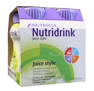 Nutridrink juice style appel 4x200  drogist
