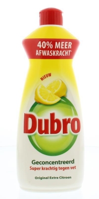 Foto van Dubro afwas xtra citroen 500ml via drogist