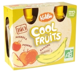 Kalibio cool fruit appel/banaan 4x90g  drogist
