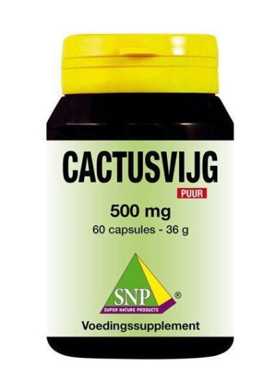 Snp cactusvijg 500 mg puur 60ca  drogist