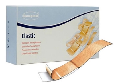 Foto van Sanaplast elastische textiel strip 50 stuks via drogist