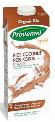 Foto van Provamel rijst kokos chocolade drank 1000ml via drogist