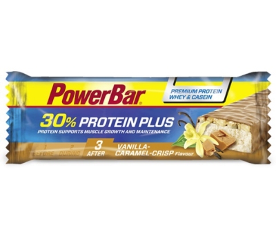 Foto van Powerbar protein bar caramel 55gr via drogist