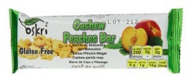 Oskri reep cashew perzik abrikoos 20 x 20 x 53gr  drogist