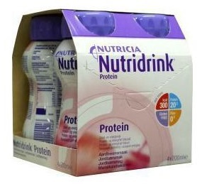 Nutridrink protein aardbei 4x200  drogist