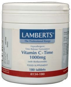Lamberts vitamine c 1000 tr & bioflavonoiden 180tab  drogist