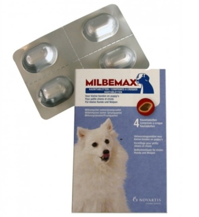 Foto van Milbemax ontwormingsmiddel kleine hond 4st via drogist
