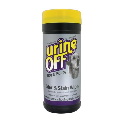 Foto van Urine off urine off hond puppy wipe 35st via drogist
