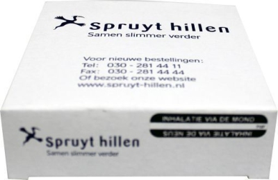 Foto van Spruyt hillen sticker inhalatie neus/mond 1000st via drogist