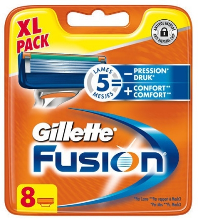 Foto van Gillette fusion manual mesjes 8st via drogist